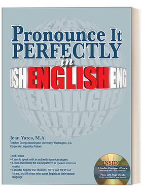 英文原版 Pronounce it Perfectly in English with Online Audio 完美美语语音教程 英文版 进口英语原版书籍