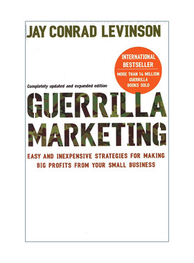 英文原版 Guerrilla Marketing 游击营销 经管市场图书 英文版 进口英语原版书籍