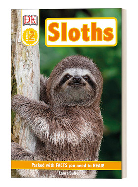 DK Readers Level 2-Sloths DK分级读物L2 树懒进口原版英文书籍