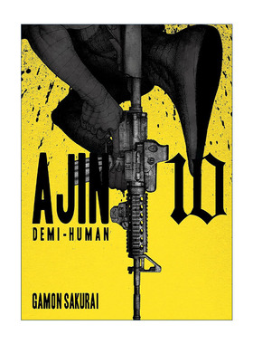 Ajin 10: Demi-Human 亚人 卷十 科幻漫画 樱井画门Gamon Sakurai进口英文原版书籍