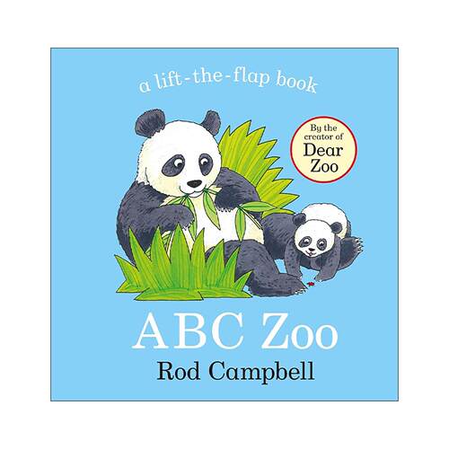 英文原版 ABC Zoo 亲爱的动物园 ABC字母书 幼儿启蒙纸板翻翻书 Rod Campbell 英文版 进口英语原版书籍