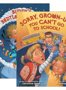 英文原版 Growing with Buddy 和巴迪一起长大系列2册 儿童绘本 Christina Geist 英文版 进口英语原版书籍