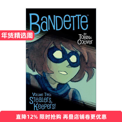 英文原版 Bandette Volume 2 Stealers  Keepers! 班迪特 卷二 偷窃者 守护者 黑马漫画 英文版 进口英语原版书籍