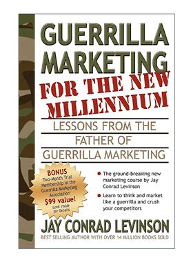 英文原版 Guerrilla Marketing for the New Millennium 新世纪的游击营销 教训指南 英文版 进口英语原版书籍