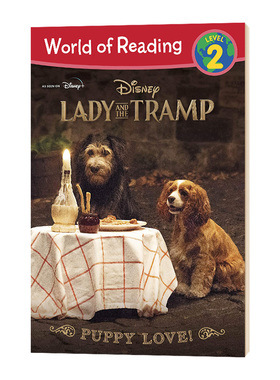 阅读世界分级读物第2级小姐与流浪汉 World of Reading Lady and the Tramp Puppy Love Level 2 英文原版 英文版进口原版英语书籍