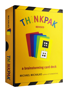 英文原版 Thinkpak A Brainstorming Card Deck 头脑风暴卡片 Michael Michalko 米哈尔科商业创意全攻略配套 英文版 进口英语书籍