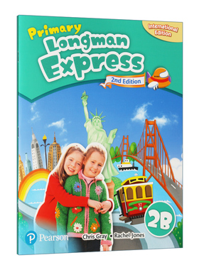 Primary Longman Express 2B 朗文PLE小学英语二年级下册  主课本进口原版英文书籍