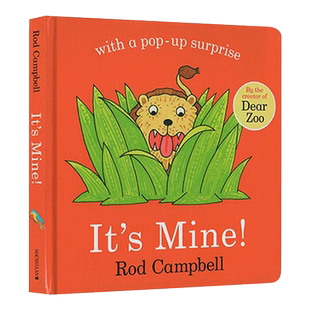 It's Mine! 它是我的 纸板翻翻书 含立体页 Dear Zoo同作者Rod Campbell进口原版英文书籍