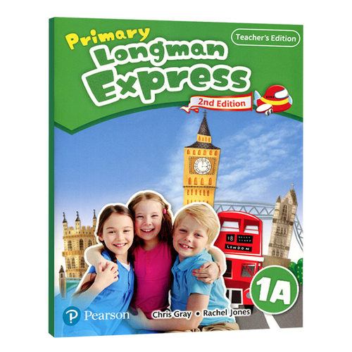 培生香港朗文PLE小学英语教材 一年级上学期教师用书 Primary Longman Express TBG 1A 英文原版 少儿英语外国语学校专用教材