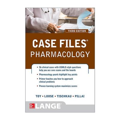 英文原版 Case Files Pharmacology 药理学案例集 第3版 英文版 进口英语原版书籍