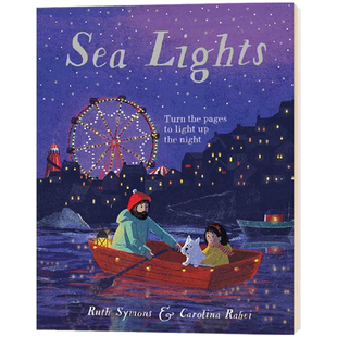 海上的灯光 英文原版绘本 Sea Lights 海洋星光 儿童艺术绘本 睡前图画故事书 Ruth Symons 进口原版英语书籍 Templar Publishing