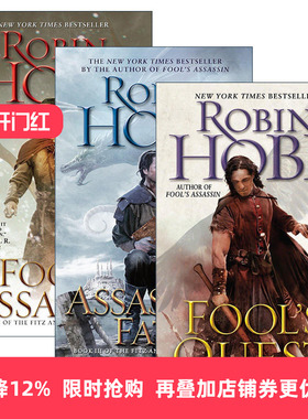 英文原版 Fitz and the Fool trilogy蜚滋与弄臣三部曲简装系列 套装3册 奇幻小说 英文版 进口英语原版书籍
