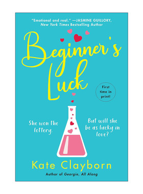 英文原版 Beginner's Luck Chance of a Lifetime 01 新手好运 浪漫喜剧小说 Kate Clayborn 英文版 进口英语原版书籍