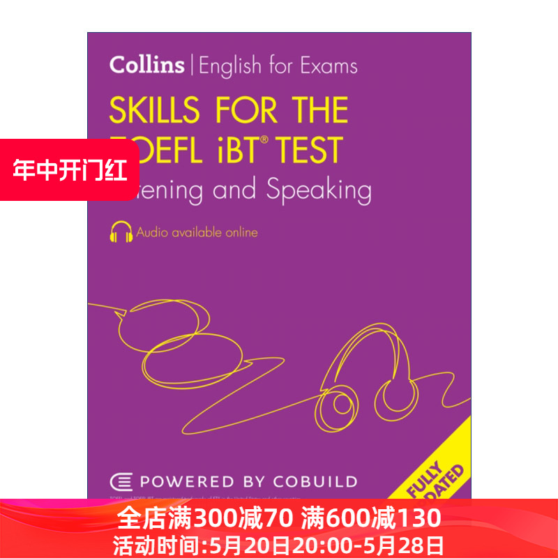 英文原版 Skills for the TOEFL iBT Test Listening and Speaking托福听力和口语第二版含在线音频英文版进口英语原版书