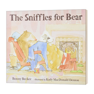 英文原版 The Sniffles for Bear Bear and Mouse 01 熊的鼻涕 熊与老鼠01 儿童健康主题绘本 Bonny Becker 英文版 进口英语书籍