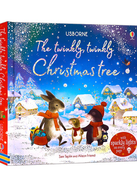 The Twinkly Twinkly Christmas Tree 圣诞发光书进口原版英文书籍