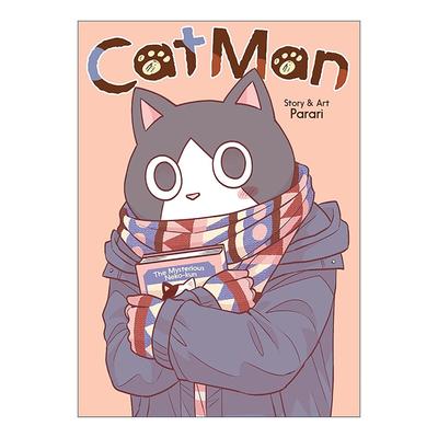 英文原版 Cat Man 猫人 日本治愈漫画 社会偏见 PARARI 英文版 进口英语原版书籍