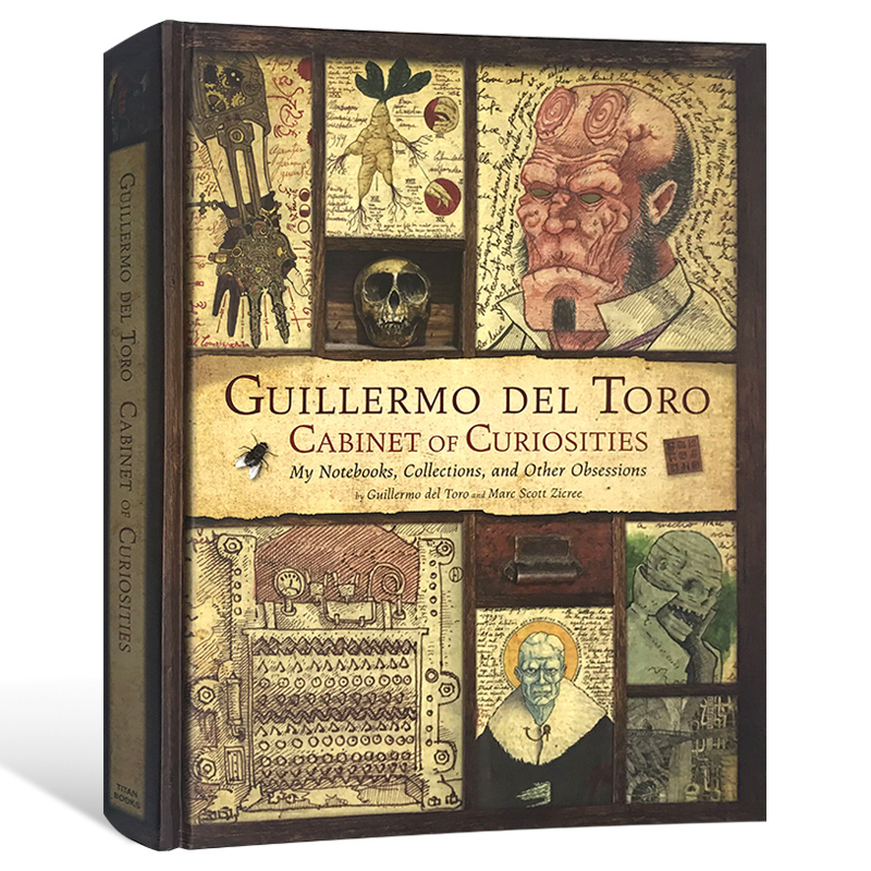 吉尔莫德尔托罗的奇思妙想 英文原版书 Guillermo Del Toro Cabinet of Curiosities 我的私人笔记 艺术类书籍