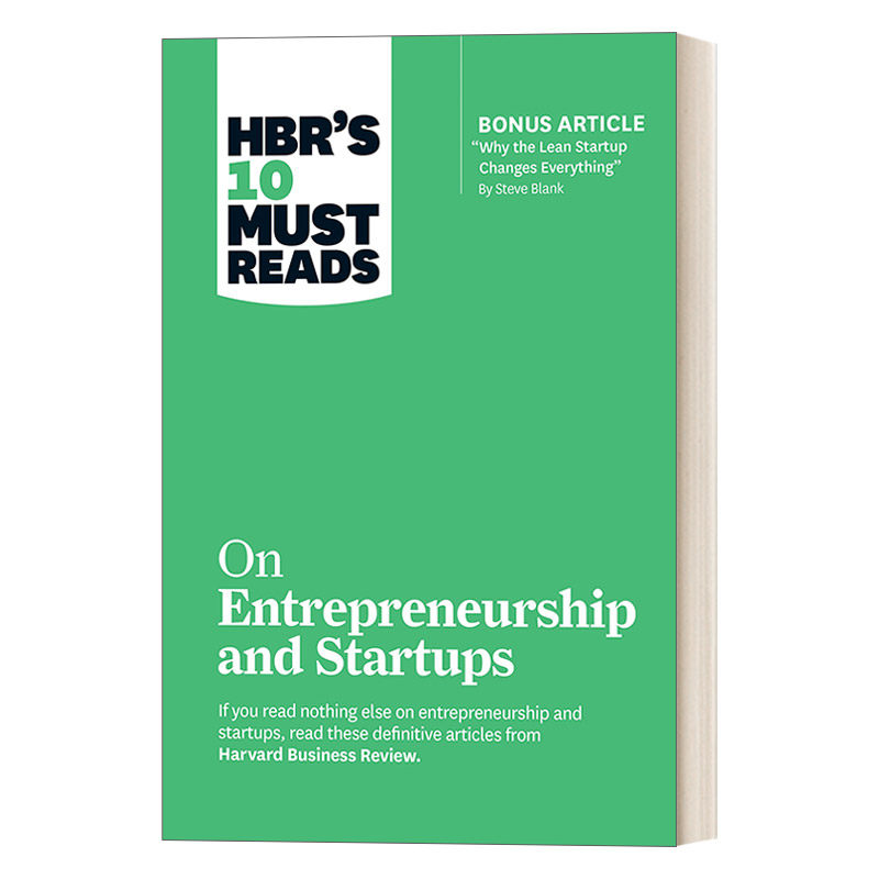 英文原版 HBR's 10 Must Reads on Startups and Entrepreneurship 10个必读的创业公司和创业文章 哈佛商业评论 进口英语原版书籍
