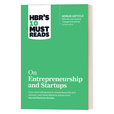 英文原版 HBR's 10 Must Reads on Startups and Entrepreneurship 10个必读的创业公司和创业文章 哈佛商业评论 进口英语原版书籍