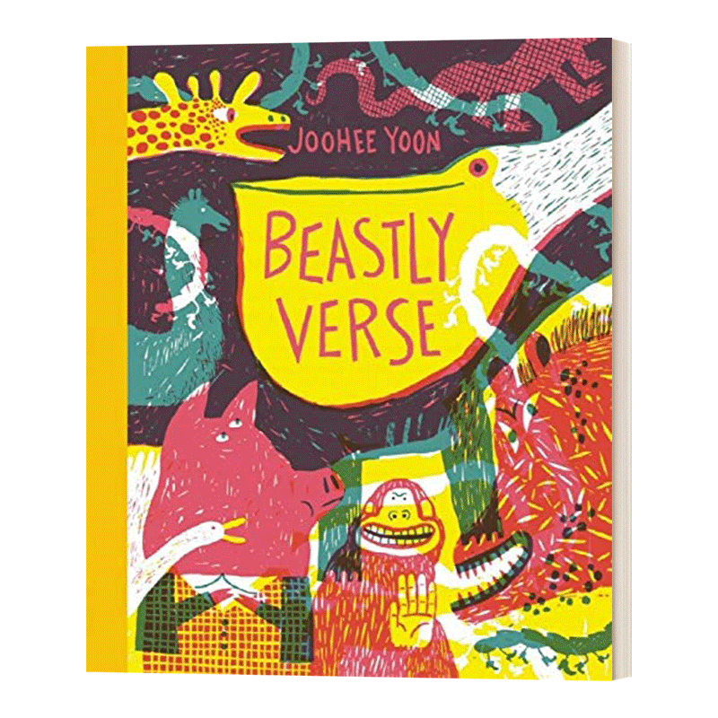 Beastly Verse 残忍的诗句 艺术绘本进口原版英文书籍