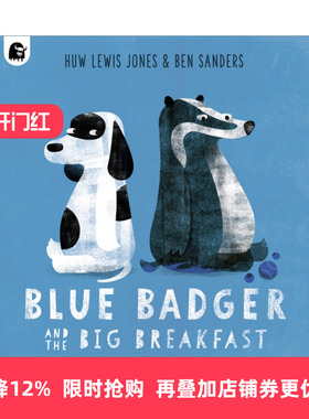 Blue Badger and the Big Breakfast 深蓝色獾的丰盛早餐进口原版英文书籍