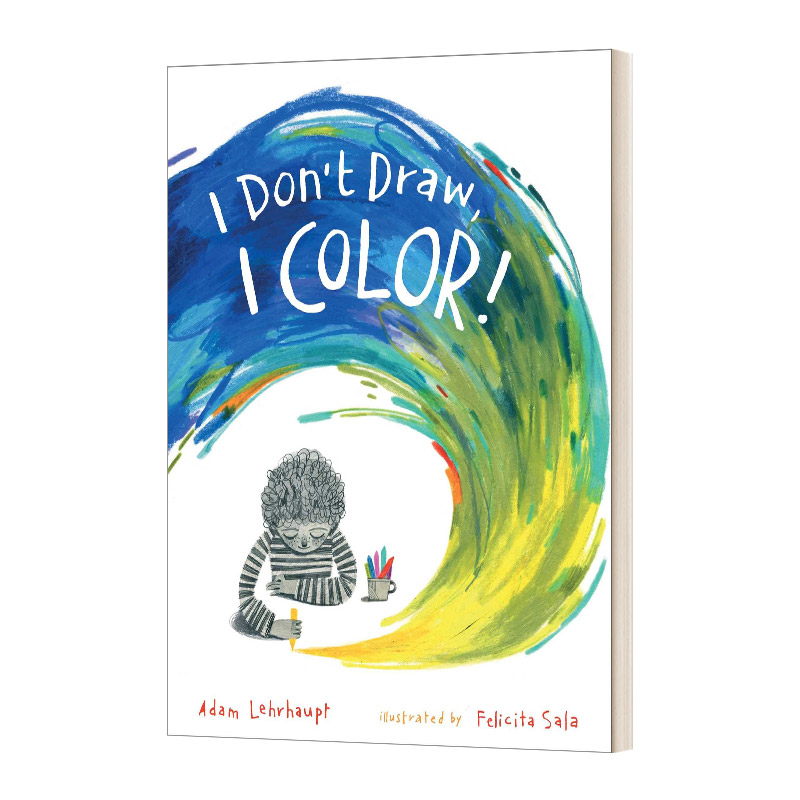 英文原版绘本 I Don'T Draw I Color 我不画画 我画颜色 英文版 进口英语原版书籍