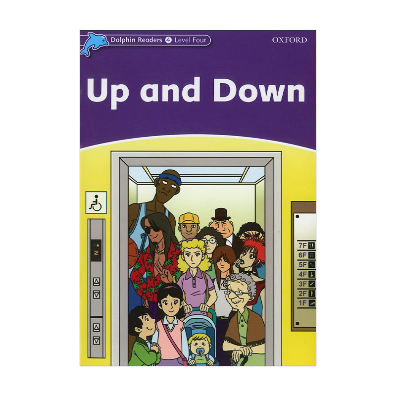 英文原版 Oxford Dolphin Readers Level 4 Up & Down牛津海豚读物4级别 上上下下 英文版 进口英语原版书籍