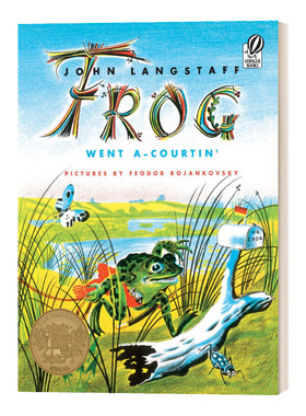 Frog Went A-Courtin'  青蛙先生的婚礼 凯迪克金奖绘本进口原版英文书籍