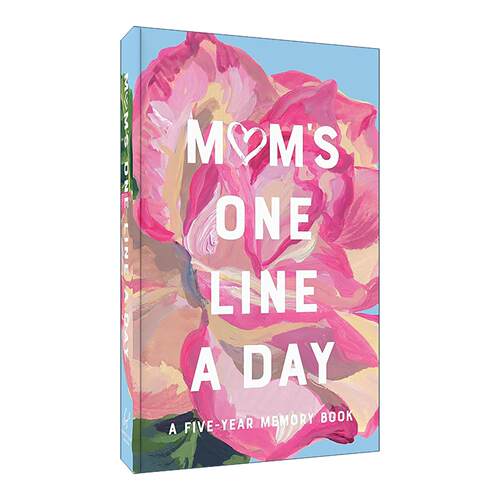 英文原版 Mom's Floral One Line a Day 母亲的记忆 花封面 5年手账本 英文版 进口英语原版书籍