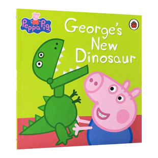小猪佩奇 乔治的新恐龙 Peppa Pig George's New Dinosaur 英文原版绘本 小瓢虫儿童英语启蒙读物 小猪佩琪 粉红猪小妹 英文版书籍