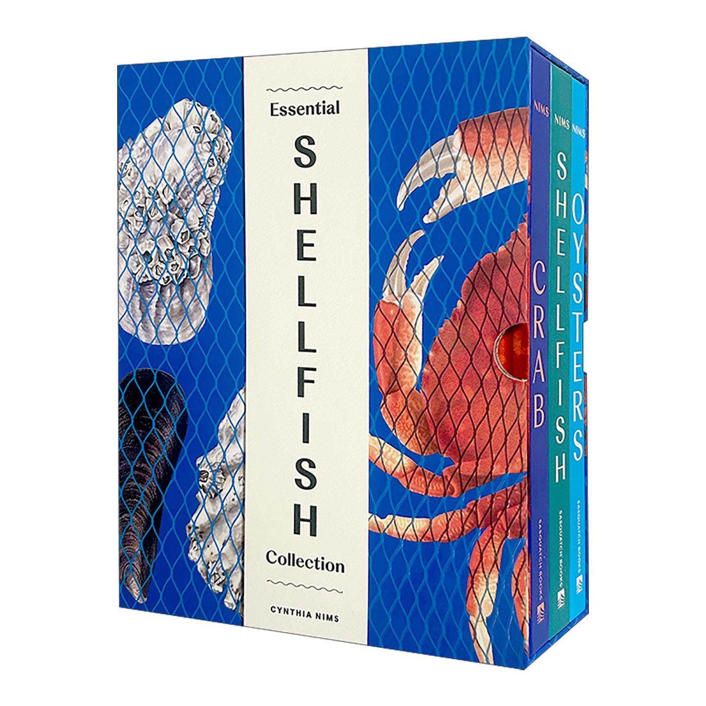 英文原版 Essential Shellfish Collection 贝类料理精选集 三册精装特别套装 螃蟹 牡蛎与贝类 食谱 烹饪指南 进口英语原版书籍
