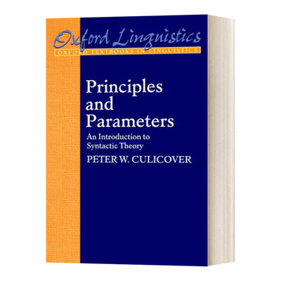 Principles and Parameters  原理与参数进口原版英文书籍
