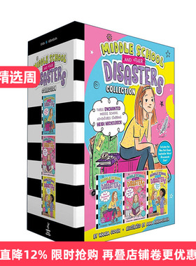英文原版 Middle School and Other Disasters Collection 中学和其他倒霉故事3册合集 奇幻魔法故事 精装 英文版进口英语原版书籍
