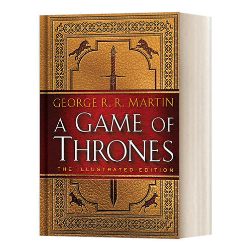 英文原版 A Game of Thrones 冰与火之歌 权力的游戏1 精装插图版20周年纪念版 进口原版英文书籍