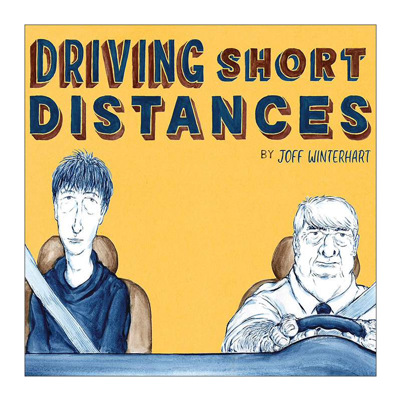 英文原版 Driving Short Distances 短距离驾驶 Joff Winterhart漫画 原子笔画风 精装 英文版 进口英语原版书籍
