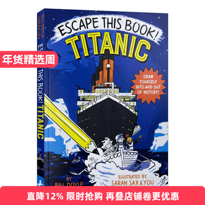 英文原版 Escape This Book! Titanic 泰坦尼克号 英文版 进口英语原版书籍