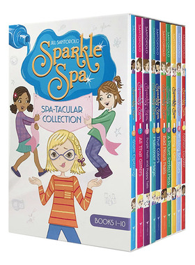 英文原版 Sparkle Spa Spa-tacular Collection  闪耀的儿童美甲沙龙 1-10册盒装 友谊章节书 英文版 进口原版英文书籍