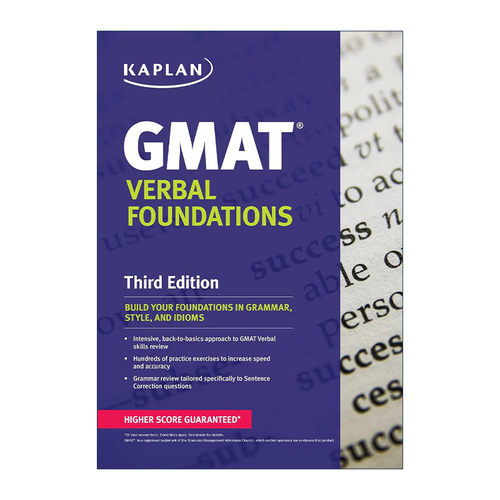 英文原版 GMAT Verbal Foundations 卡普兰GMAT词汇基础 第3版 英文版 进口英语原版书籍