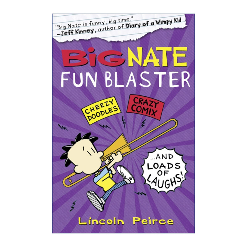 Big Nate — Big Nate Fun Blaster 我们班有个捣蛋王 大内特活动书2进口原版英文书籍
