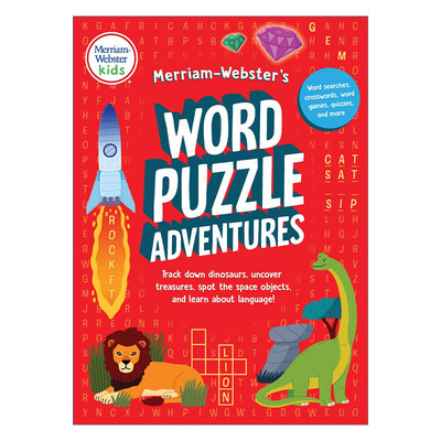 英文原版 Merriam-Webster's Word Puzzle Adventures ? 2022 韦氏字谜冒险 儿童英语启蒙 英文版 进口英语原版书籍