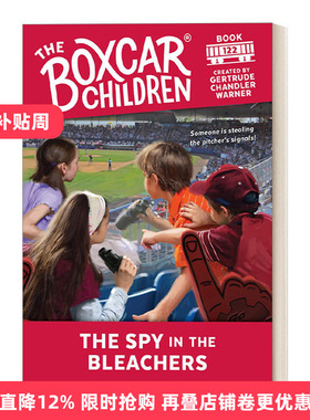 #122 Spy in the Bleachers棚车少年122进口原版英文书籍