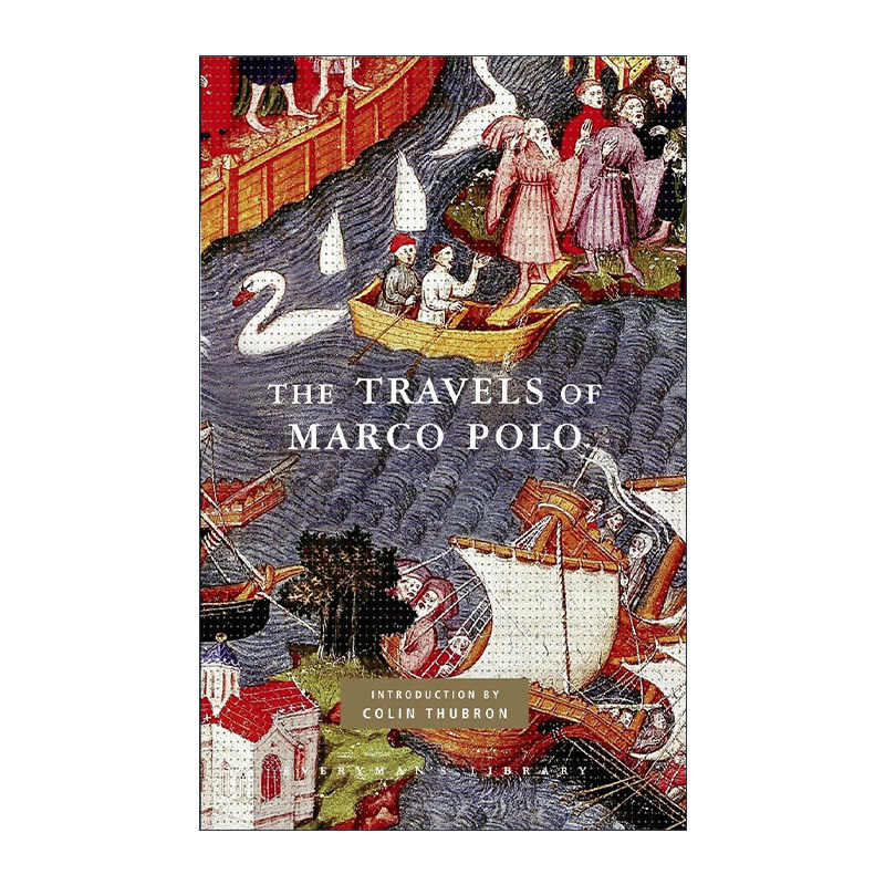 英文原版 The Travels of Marco Polo Everyman's Library Classics 马可波罗行纪 马可波罗游记 人人图书馆精装收藏版 英文版