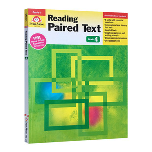 进口原版 Paired Text 知识问答 阅读课堂系列 Grade Reading 英文书籍 四年级 完整版