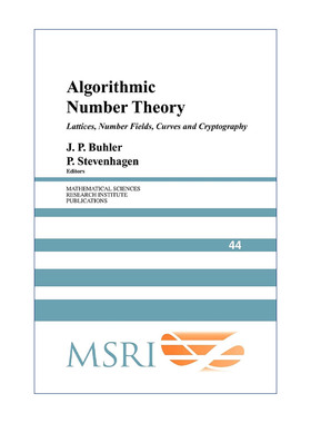 Algorithmic Number Theory 算法数论 剑桥数理研究所刊物系列进口原版英文书籍
