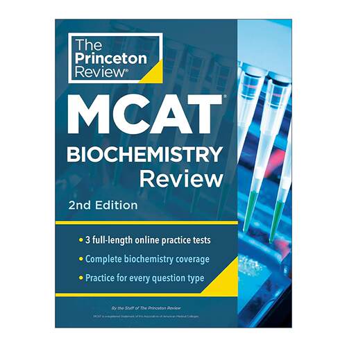 英文原版 Princeton Review MCAT Biochemistry Review 2nd Edition 普林斯顿美国医学研究生院入学考试生物化学备考指南 第二版