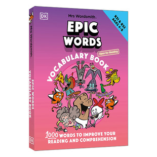 英文原版 Mrs Wordsmith Epic Words Vocabulary Book Key Stages1-2 沃德史密斯夫人 词汇书 4-8岁 精装 英文版 进口英语原版书籍
