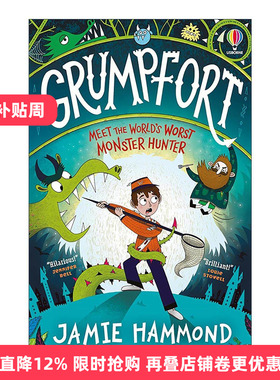 英文原版 Grumpfort Meet the World's Worst Monster Hunter 怪物猎人 格朗福特 儿童动作冒险插图小说 英文版 进口英语原版书籍