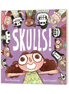 英文原版绘本 Skulls! 头骨！精装 英文版 进口英语原版书籍