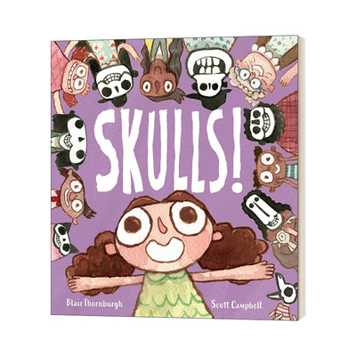 英文原版绘本 Skulls! 头骨！精装 英文版 进口英语原版书籍